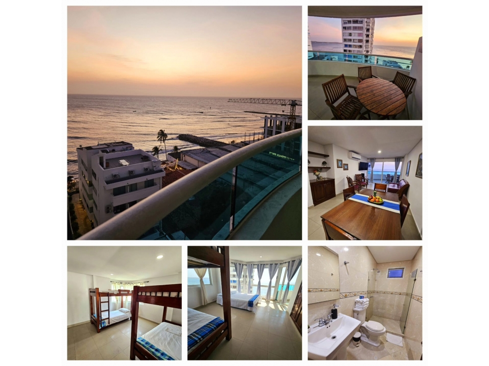 ALQUILER POR DIAS, EXCLUSIVO CON BALCÓN Y HERMOSA VISTA, CARTAGENA. — foto 4