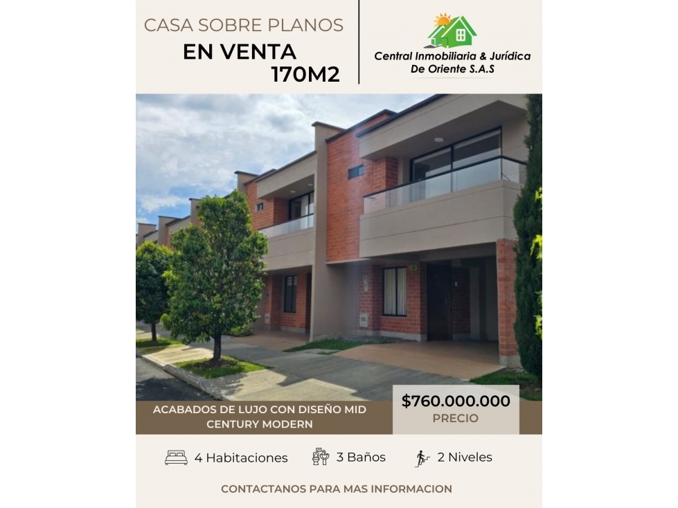 Casa en Venta Sobre Planos Jardines de La Colombiere