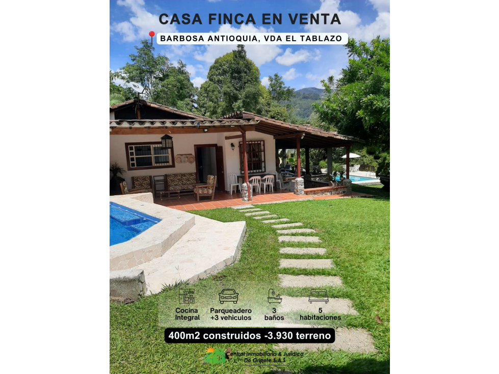 CASA CAMPESTRE EN VENTA - 1