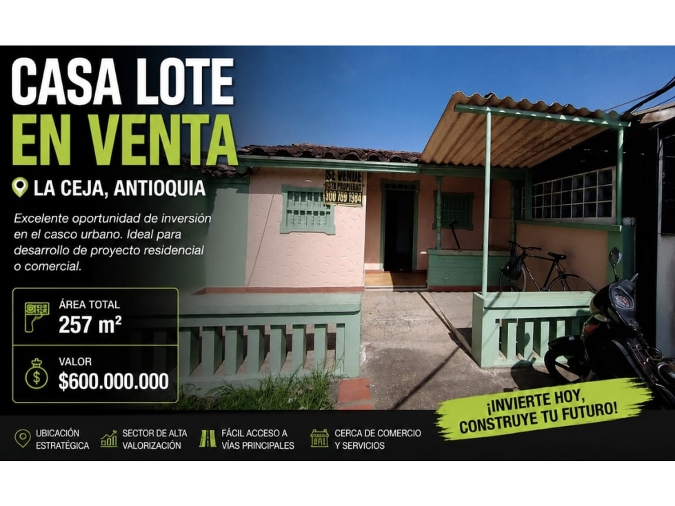 CASA LOTE EN VENTA - 1