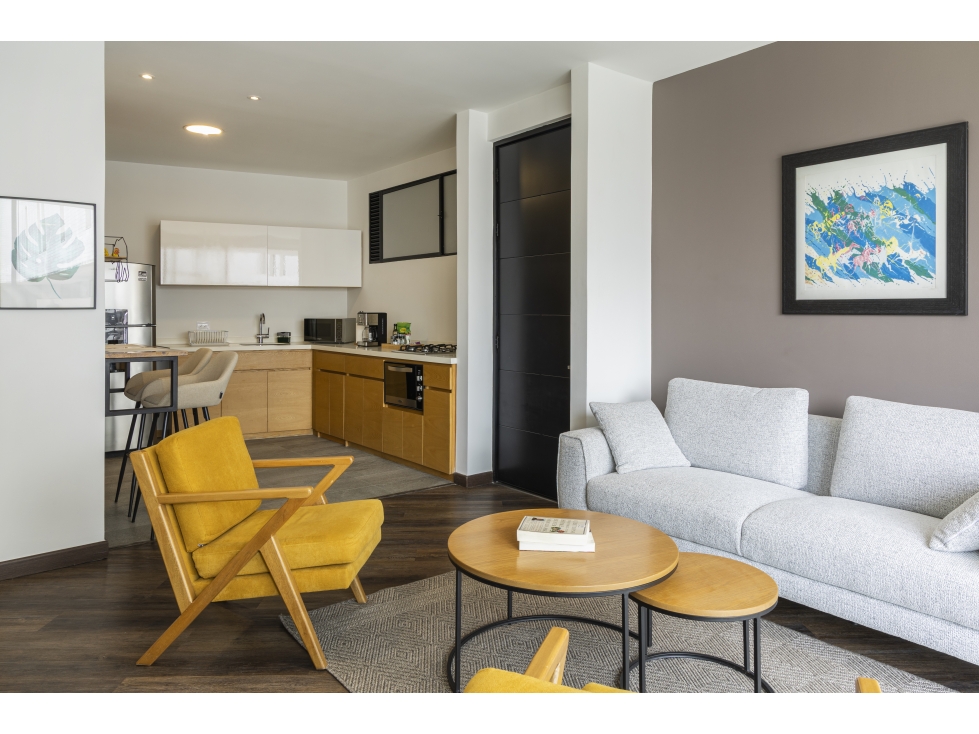 Apartaestudio Amoblado en Arriendo Provenza, Poblado - 2