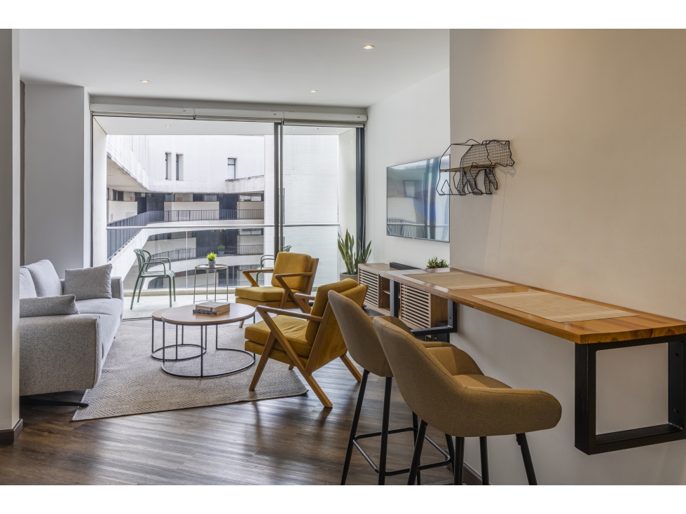 Apartaestudio Amoblado en Arriendo Provenza, Poblado - 6