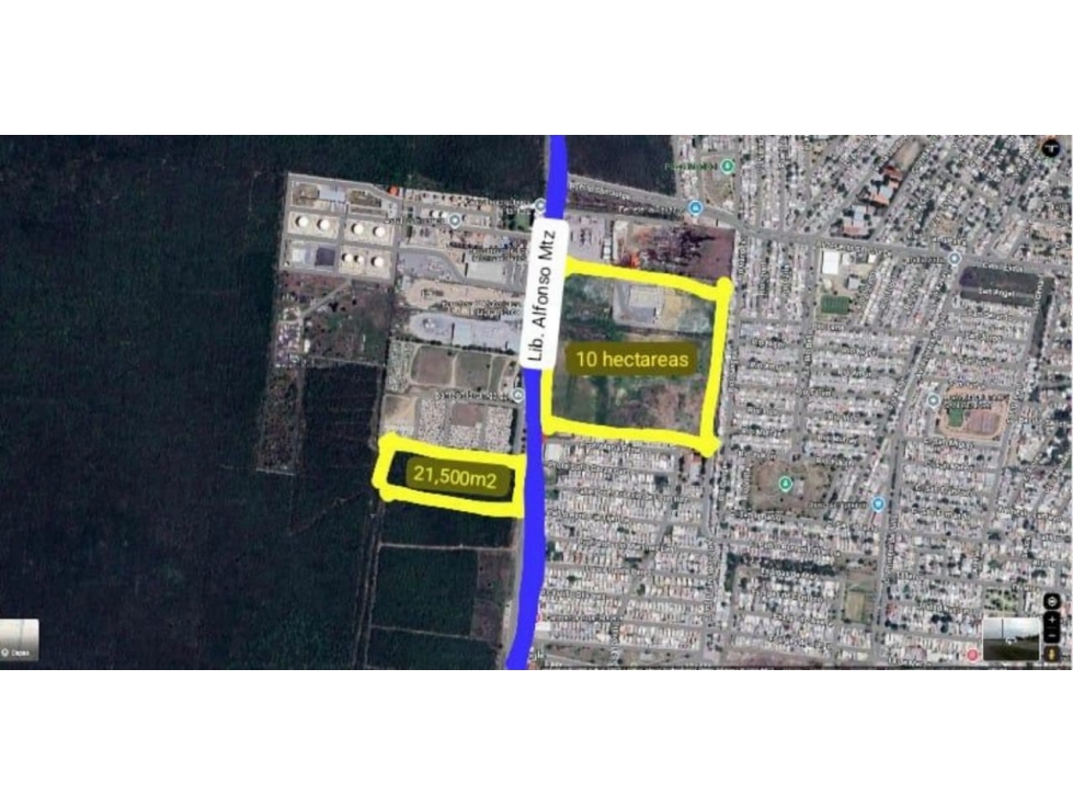 10 Hectareas y 2.5 hectareas Libramiento Alfonso mtz domingez - 3