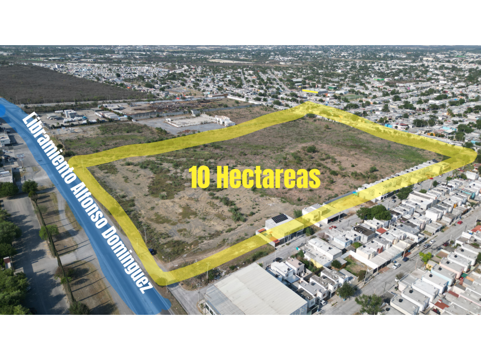 10 Hectareas y 2.5 hectareas Libramiento Alfonso mtz domingez - 1