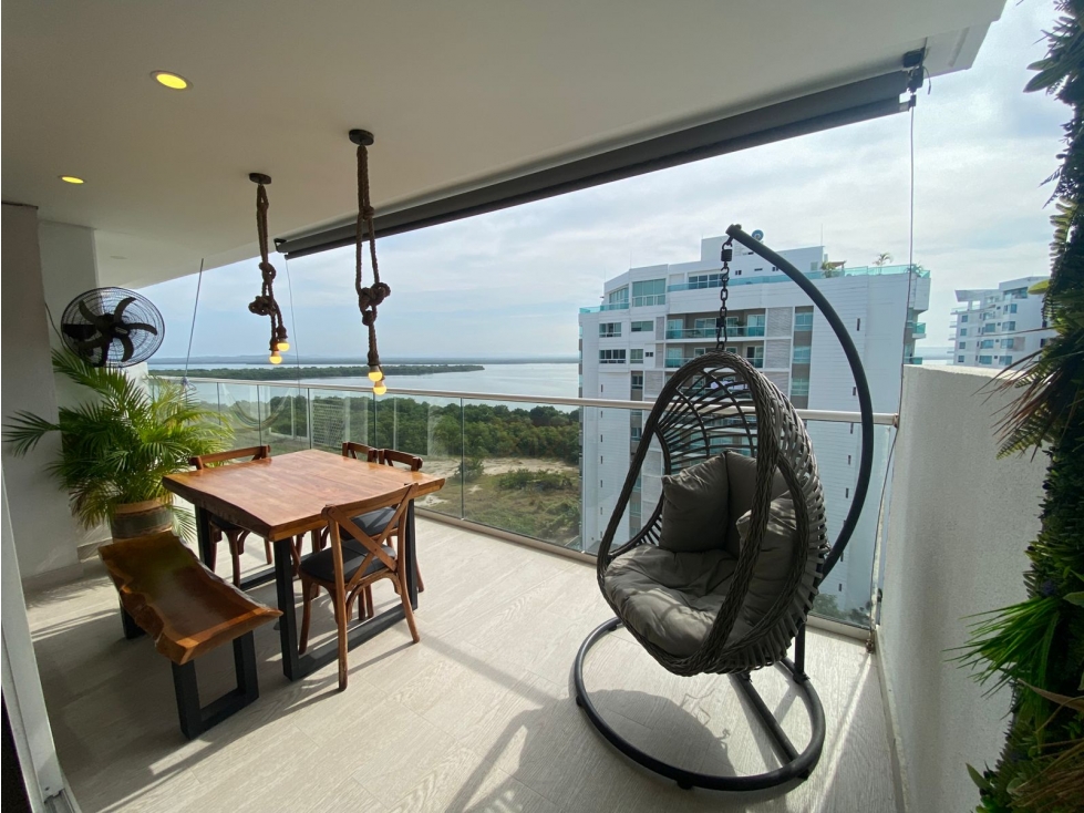 VENDO APARTAMENTO AMOBLADO EN CIELO MAR — foto 2