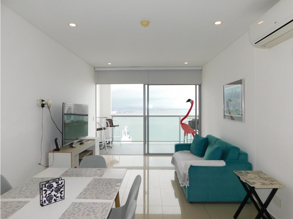 VENDO APARTAMENTO EN BOCAGRANDE USO MIXTO - AMOBLADO — foto 4