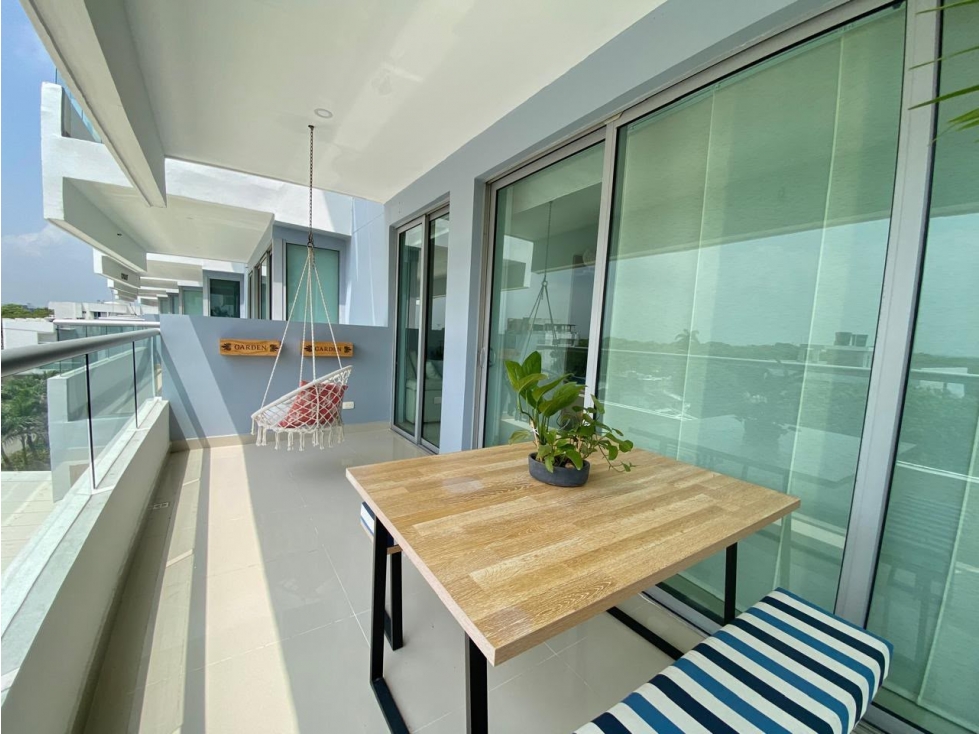 ARRIENDO APARTAMENTO SIN AMOBLAR EN CRESPO BEACH CLUB