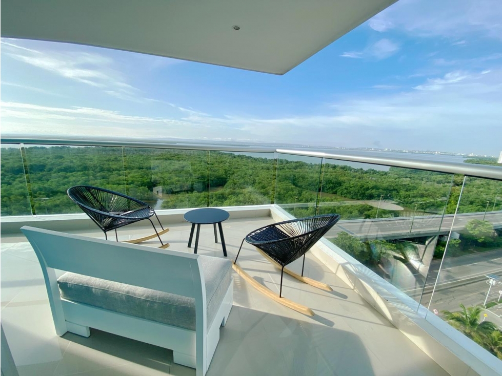 ARRIENDO APARTAMENTO AMOBLADO EN LA BOQUILLA