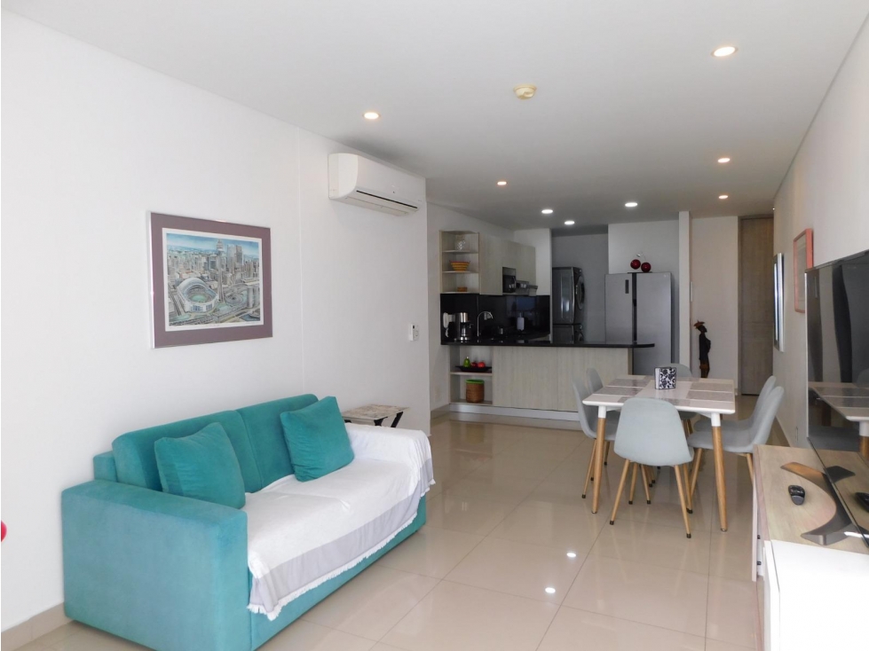 VENDO APARTAMENTO EN BOCAGRANDE USO MIXTO - AMOBLADO — foto 3