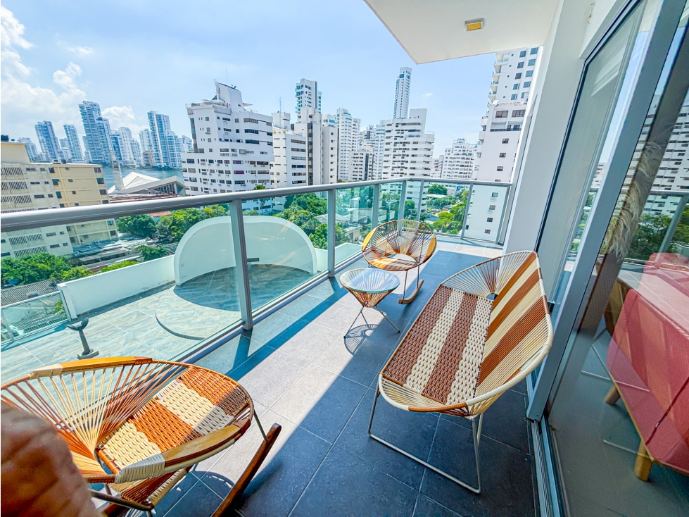 ARRIENDO APARTAMENTO AMOBLADO EN BOCAGRANDE