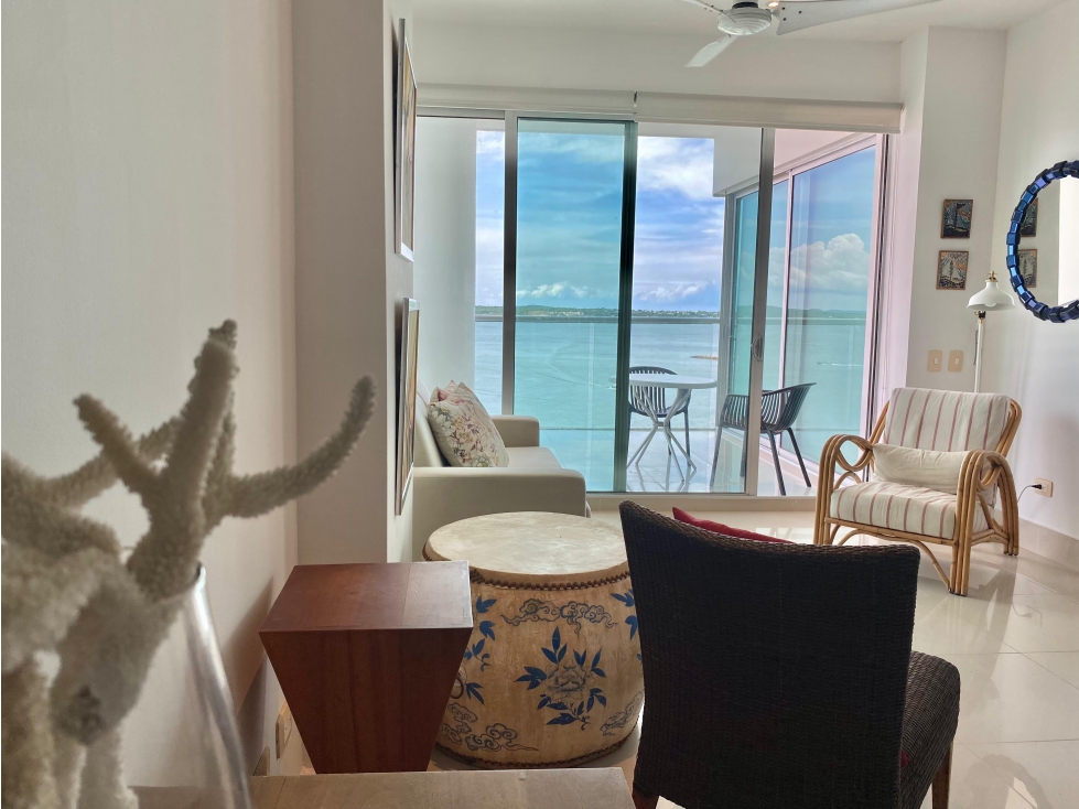 ARRIENDO APARTAMENTO EN AMOBLADO EN CASTILLOGRANDE - VISTA AL MAR — foto 4
