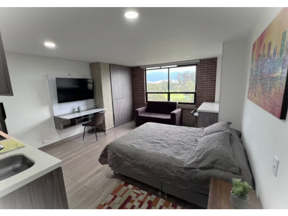 ARRIENDO APARTAESTUDIO AMOBLADO NORMANDIA I SECTOR — foto 2