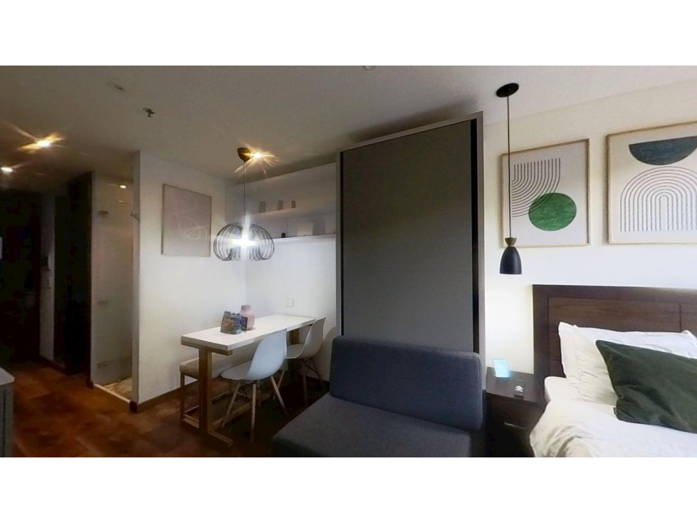 Apartaestudio en venta Chico Norte, Edificio Taj 97 Smart