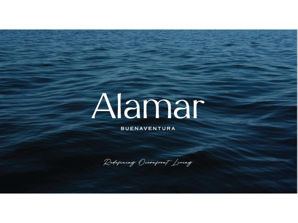 ALAMAR BUENAVENTURA - UNA EXPERIENCIA FRENTE AL MAR - 1