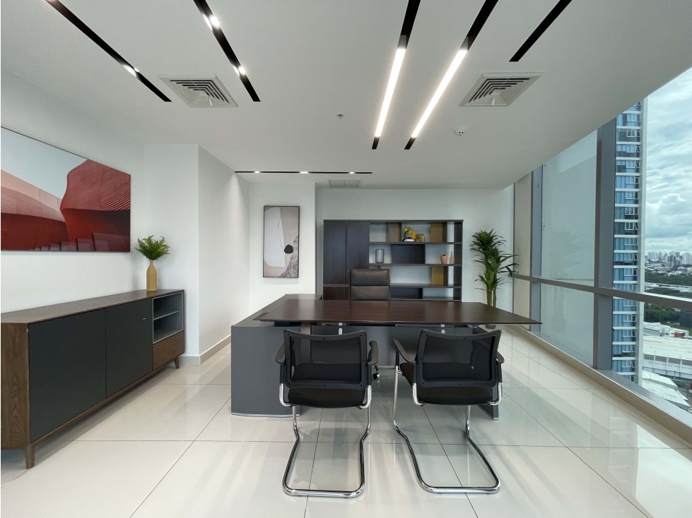 ALQUILER DE OFICINA AMOBLADA EN FINANCIAL PARK COSTA DEL ESTE — foto 3