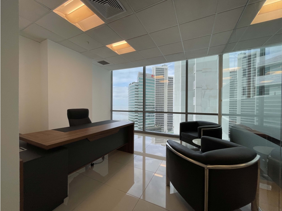 ALQUILER DE OFICINA AMOBLADA EN FINANCIAL PARK COSTA DEL ESTE — foto 4