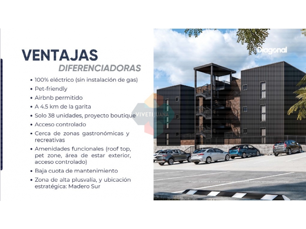 Departamento en Venta | Diagonal | 72.33 m² | 2 Recámaras - 6