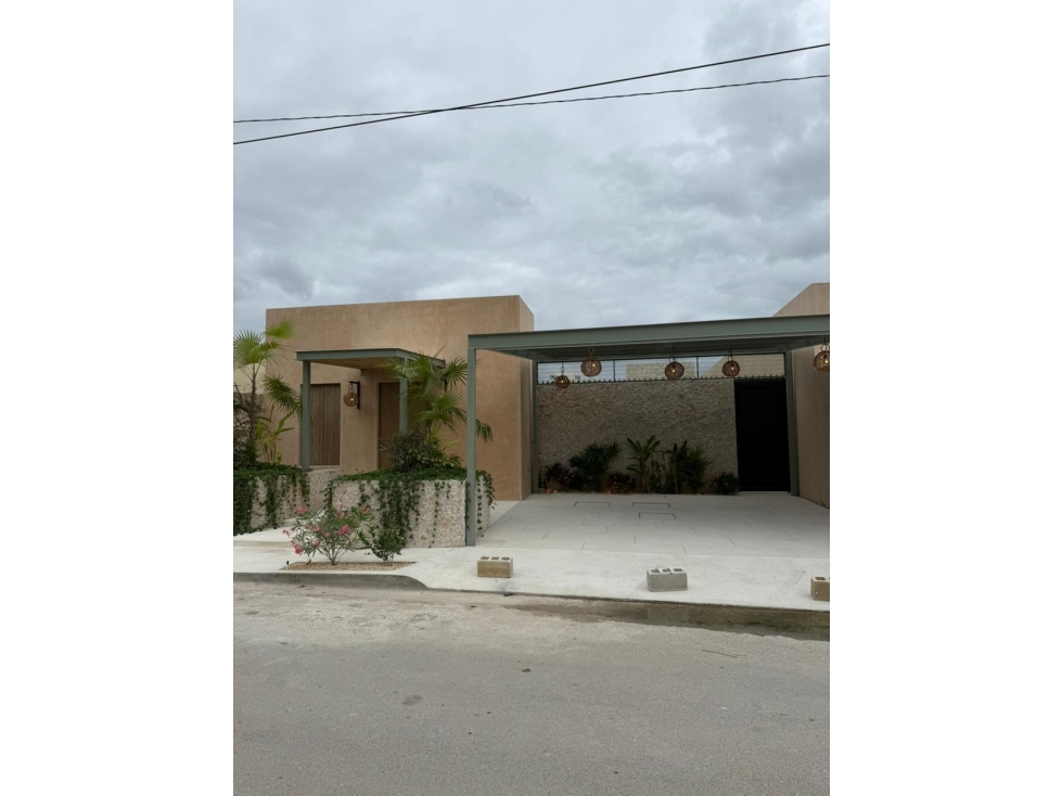 Casa de una planta en venta en Cholul, Mérida, yucatán Casa TikiTiki