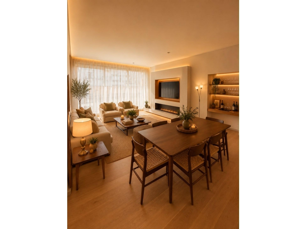 Arriendo apartestudio de lujo en Cabrera con balcón