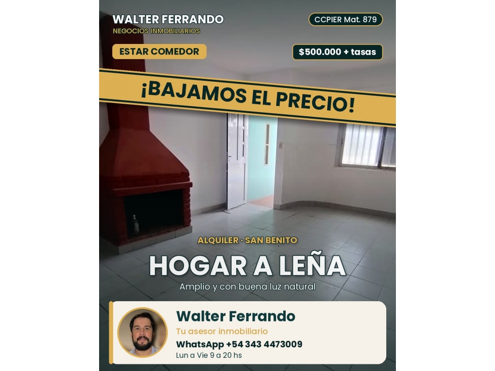 CASA DOS DORMITORIOS EN ALQUILER — foto 2