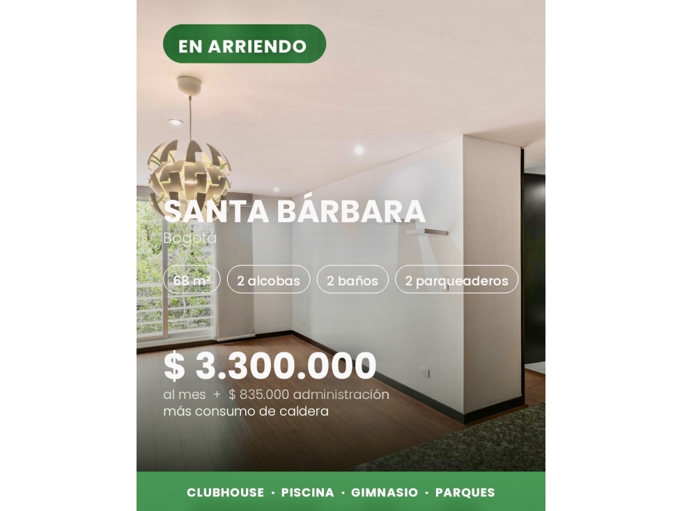 Apartamento en Alquiler en Santa Bárbara Oriental