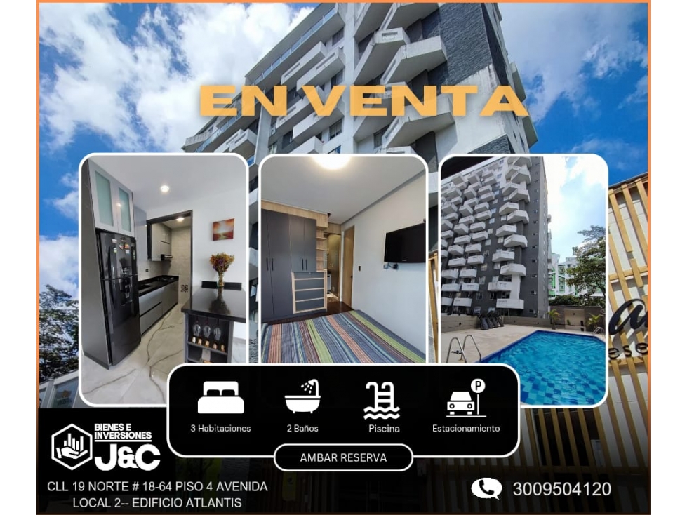Venta de apartamento conjunto residencial Ambar