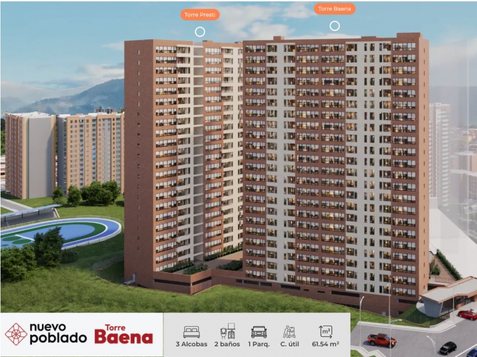 CESIÓN DE DERECHOS TORRE BAENA - NUEVO POBLADO | ITAGÜÍ — foto 2