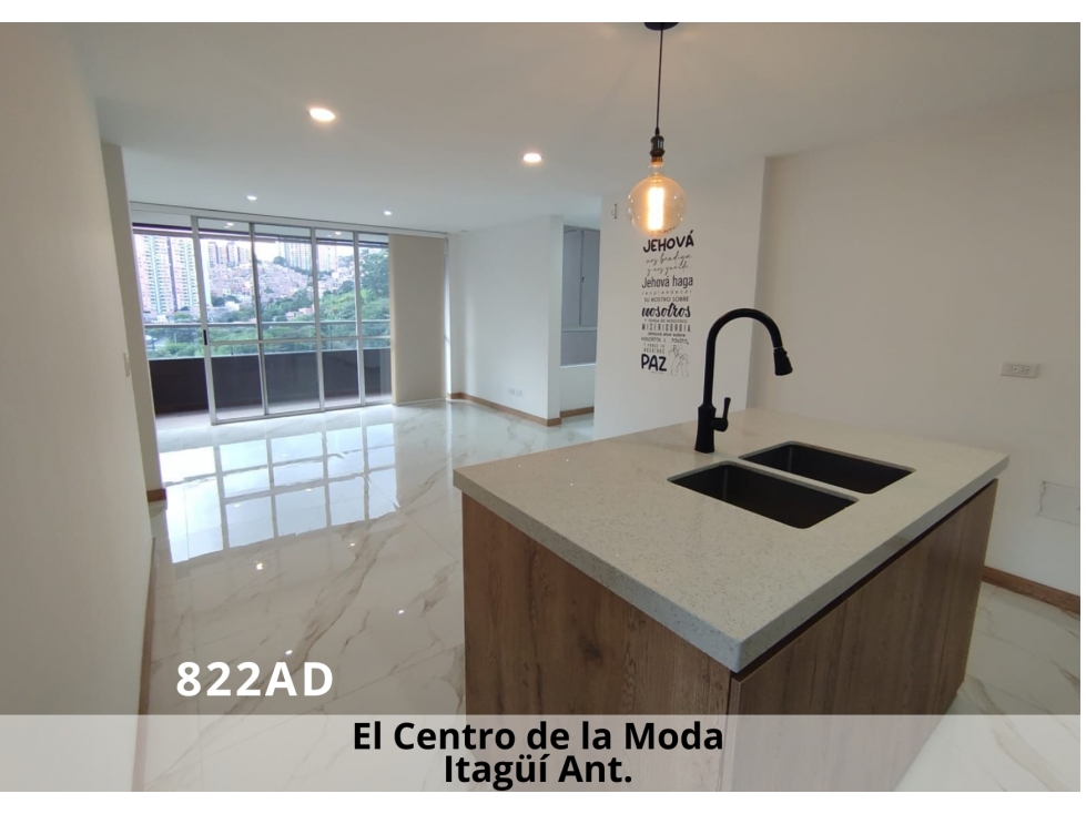 Apartamento moderno con vista a ciudad y montañas, Itagüí — foto 6