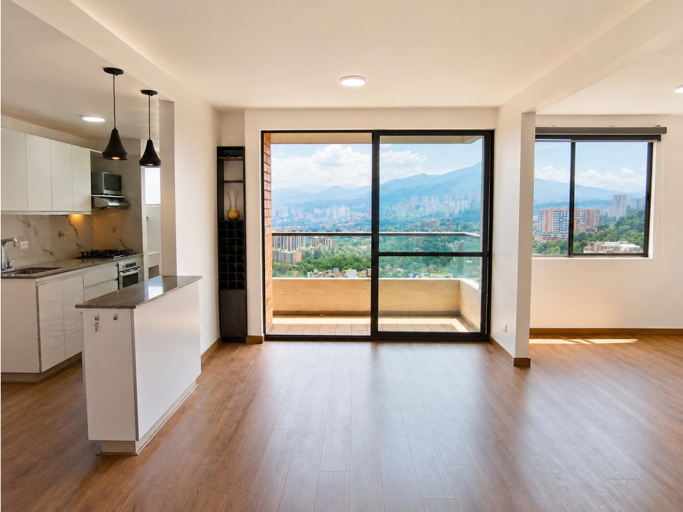 Venta de apartamento en Envigado 70 mts, Loma del barro