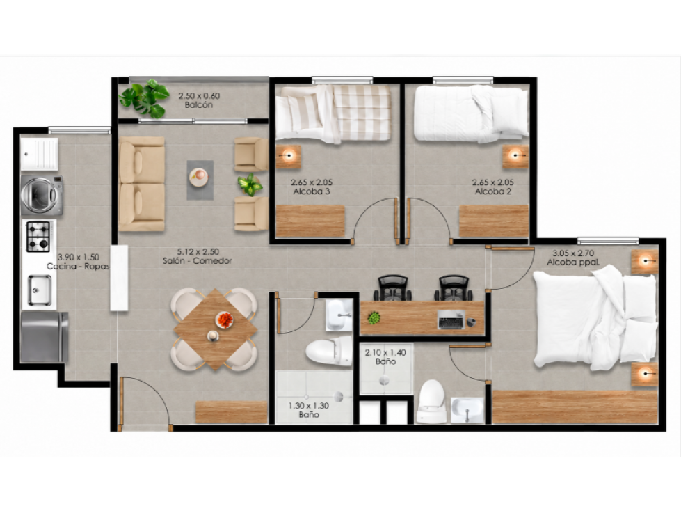 CESION DERECHOS - APARTAMENTO BELLO - URB. ENTRESOLES