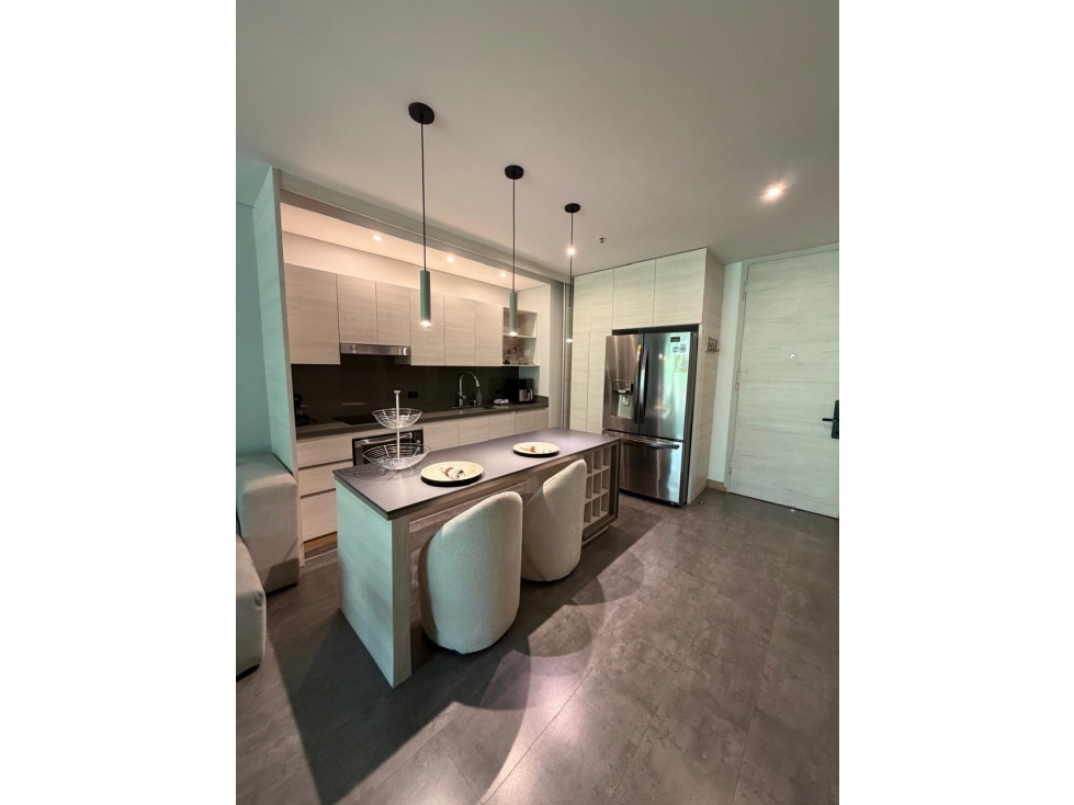 Venta de apartaestudio en Swiss amoblado, Alto de palmas 95 mts — foto 2