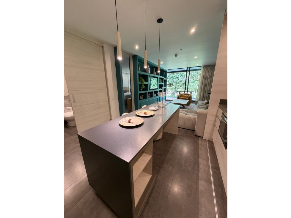 Venta de apartaestudio en Swiss amoblado, Alto de palmas 95 mts — foto 3