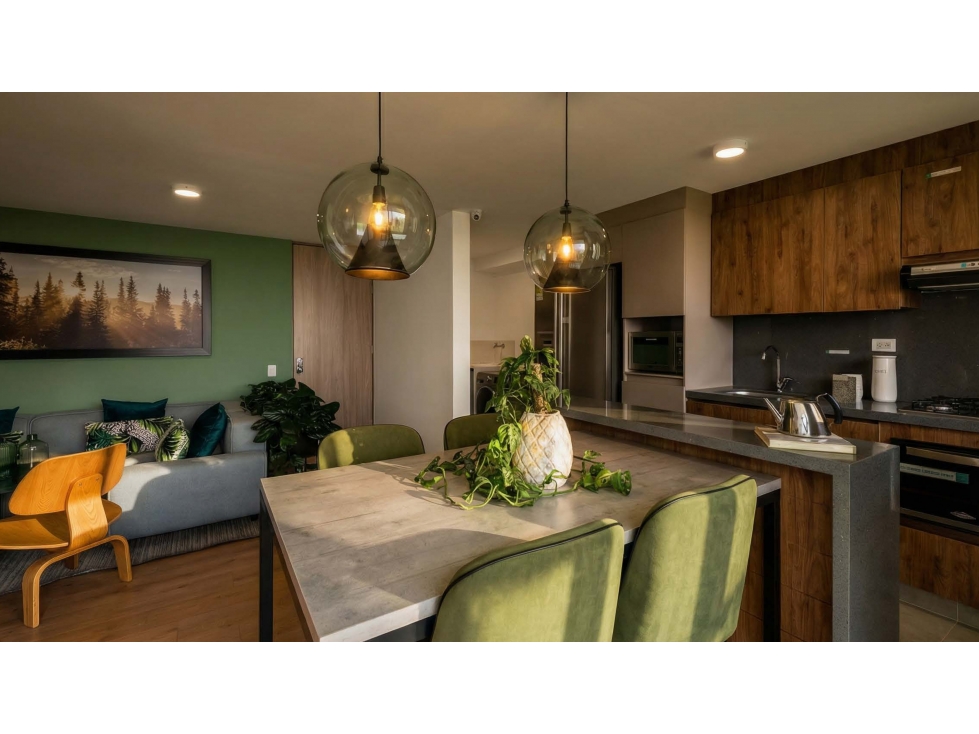 VENTA APARTAMENTO NUEVO EN ENVIGADO ANTILLAS CON PARQUEADERO Y ÚTIL — foto 2