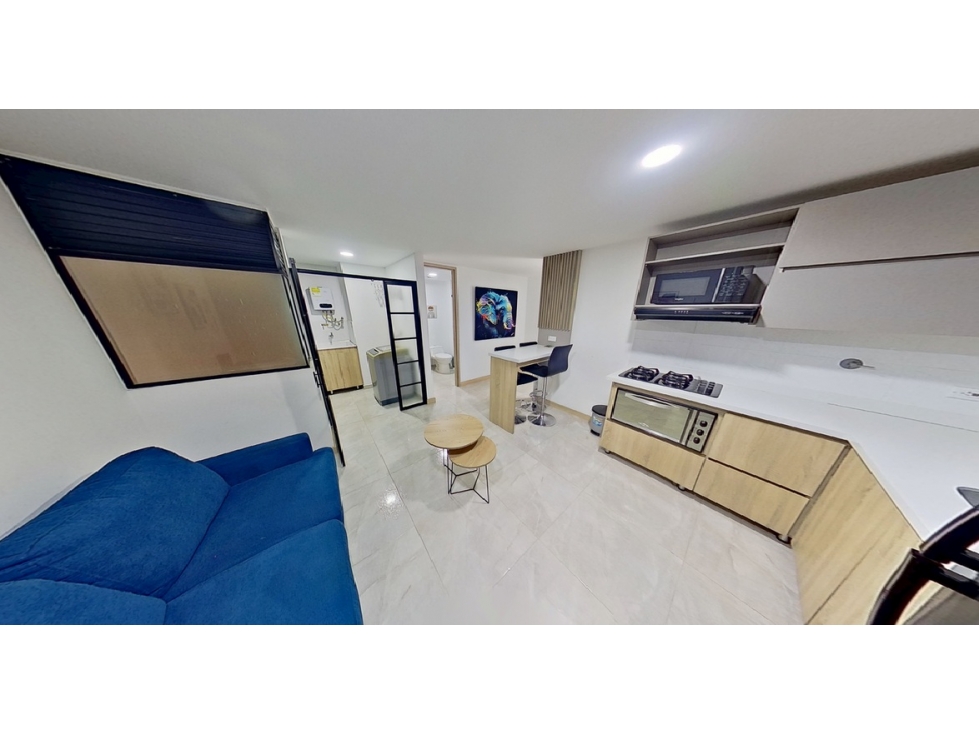 APARTAMENTO INTERNO DE 52m2 EN VENTA EN SABANETA (Rentas Cortas) — foto 3