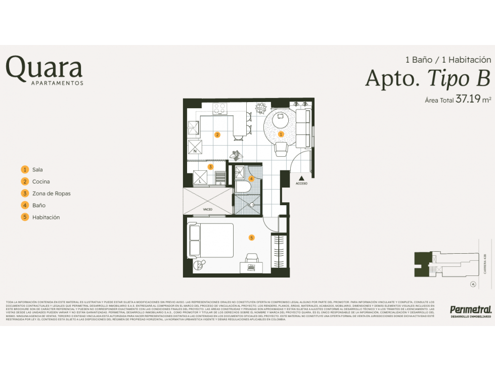 VENTA - PROYECTO EN PLANO APARTAMENTOS EN SABANETA - RENTAS CORTAS — foto 5