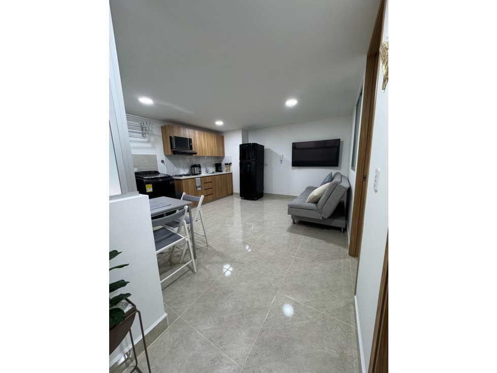 VENTA DE APARTAESTUDIO INTERNO AMOBLADO EN SABANETA - SANTA ANA