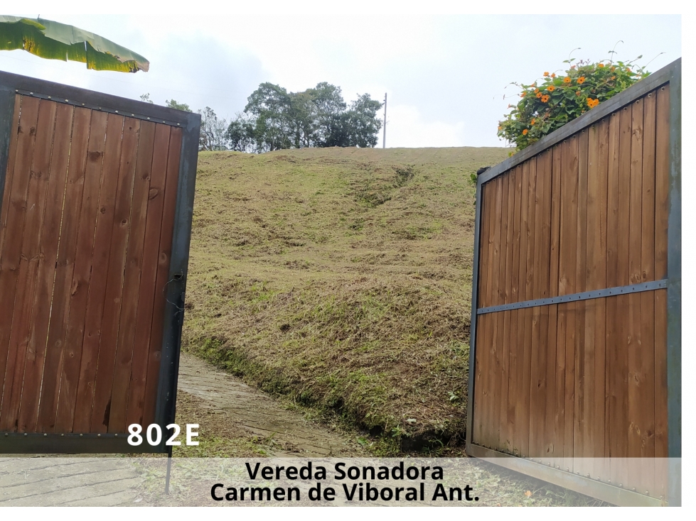 ¡Oportunidad Ãnica! Lote en El Carmen de Viboral con Dos Banqueos