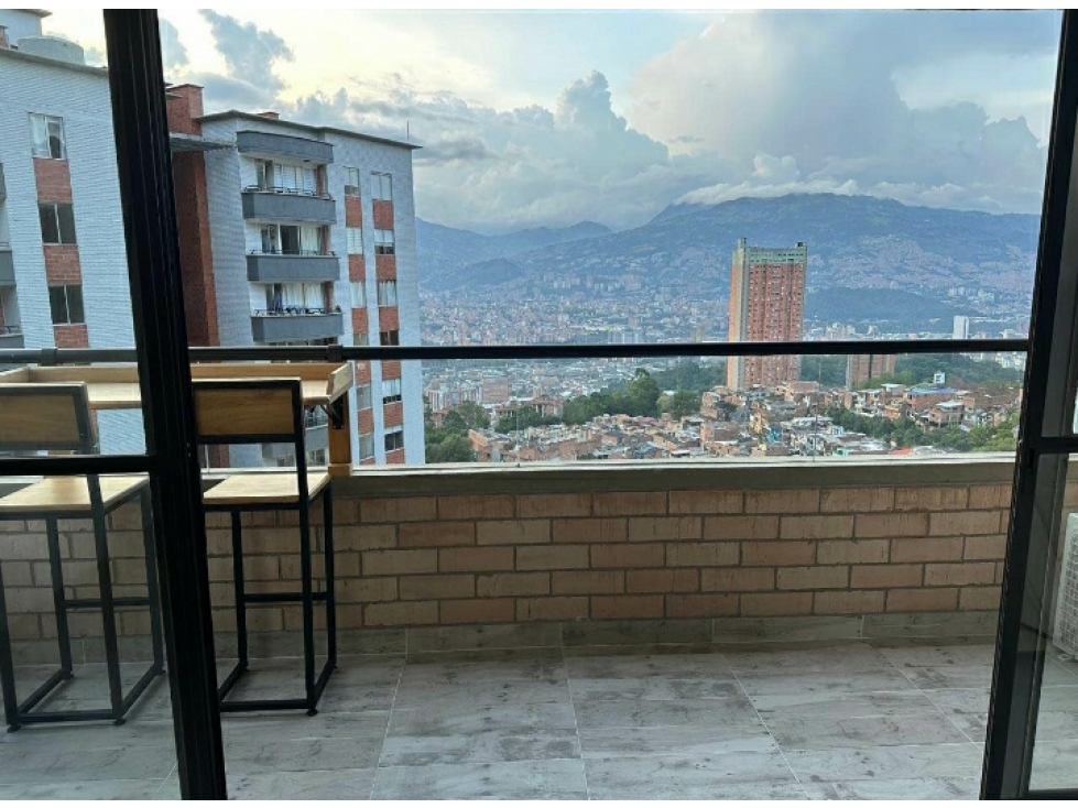 APARTAMENTO DE 78m2 AMOBLADO EN VENTA - MEDELLIN - LOMA DEL INDIO