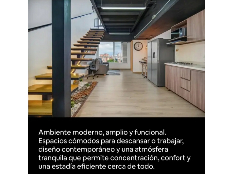APARTAESTUDIO DUPLEX DE 60M2 EN VENTA EN SABANETA - PARQUE DE SABANETA — foto 2