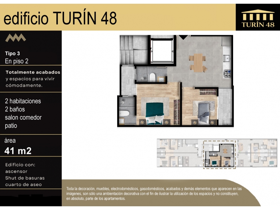 Apartamento NUEVO en Venta en Itagui PROYECTO SOBRE PLANOS — foto 4