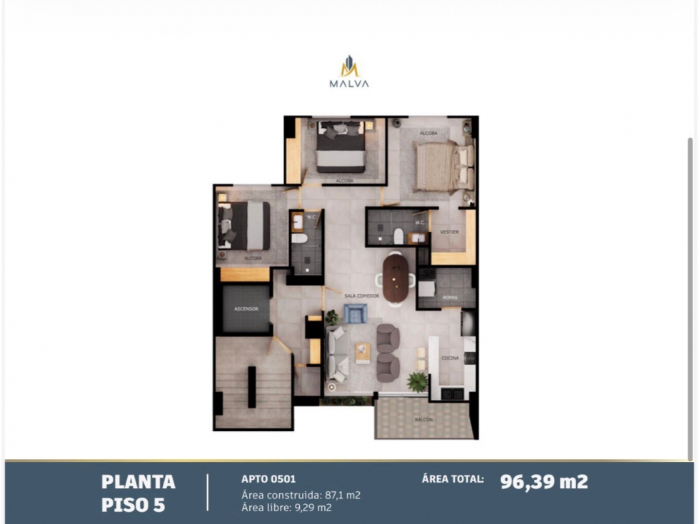APARTAMENTO SOBRE PLANOS BELEN ALAMEDA — foto 4