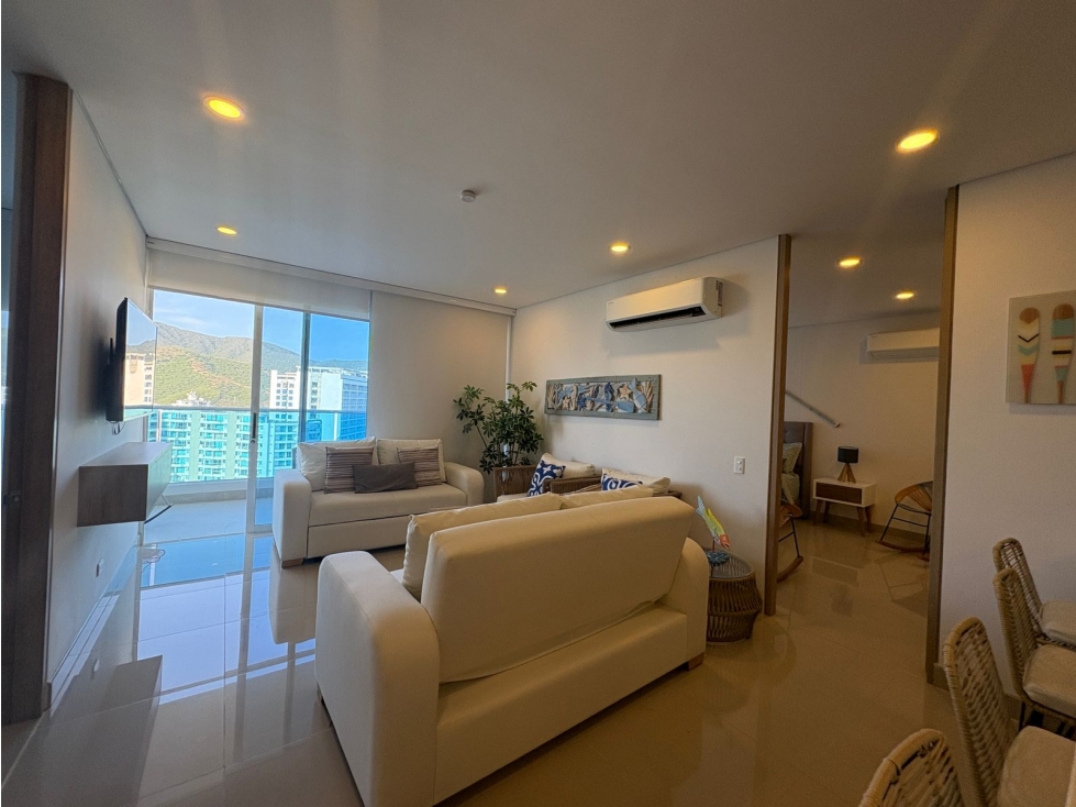 Venta Apartamento amoblado en Santa Marta, Playa Salguero — foto 4