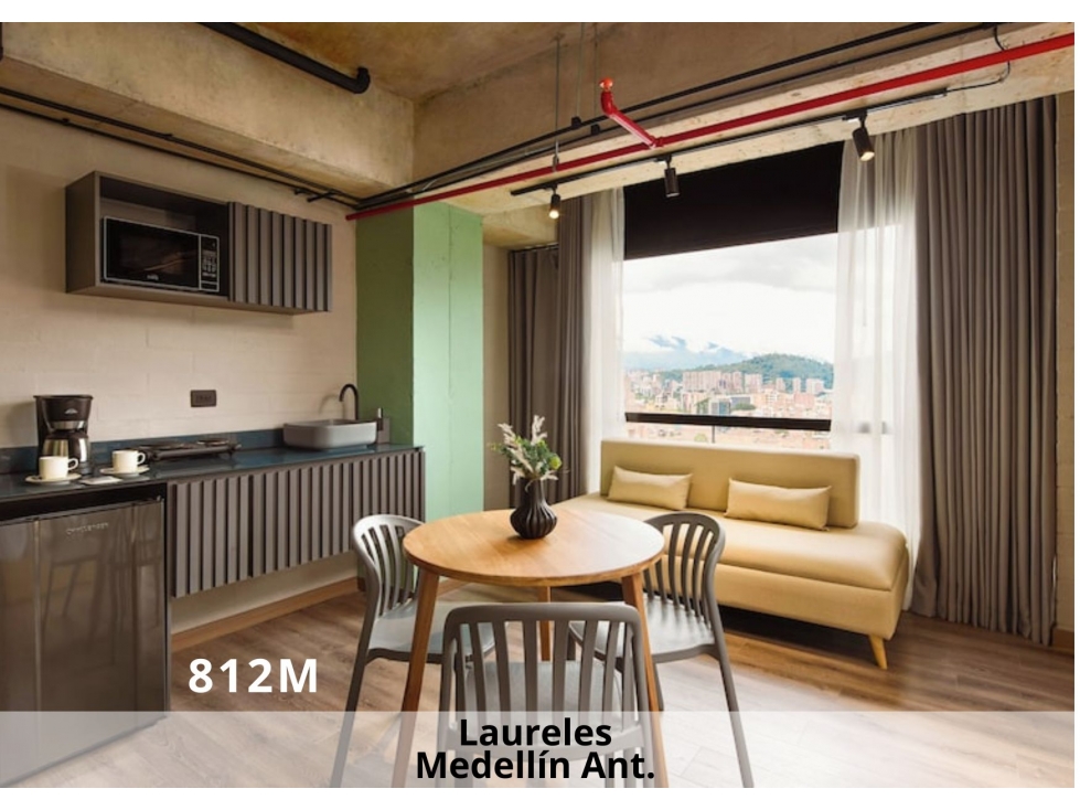 Invierte en Laureles: Loft de Categoría Hotelera 4 Estrellas