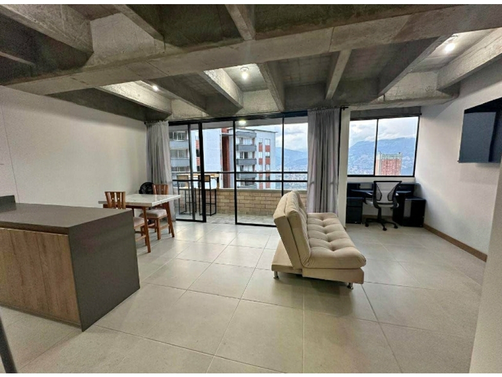 APARTAMENTO DE 78m2 AMOBLADO EN VENTA - MEDELLIN - LOMA DEL INDIO — foto 2