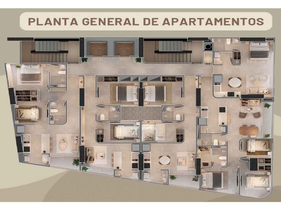 VENTA - PROYECTO EN PLANO DE APARTAMENTOS EN SABANETA - RENTAS CORTAS — foto 2