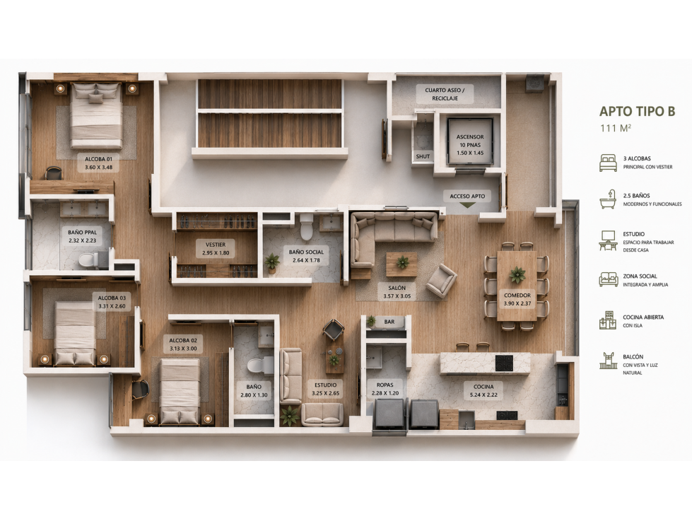 VENTA DE APARTAMENTO SOBRE PLANOS EN LA CASTELLANA MEDELLÍN — foto 6