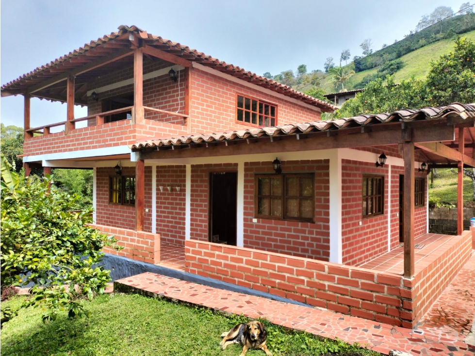 CASA FINCA AMOBLADA EN VENTA EN FREDONIA - VEREDA LA GARRUCHA - 1