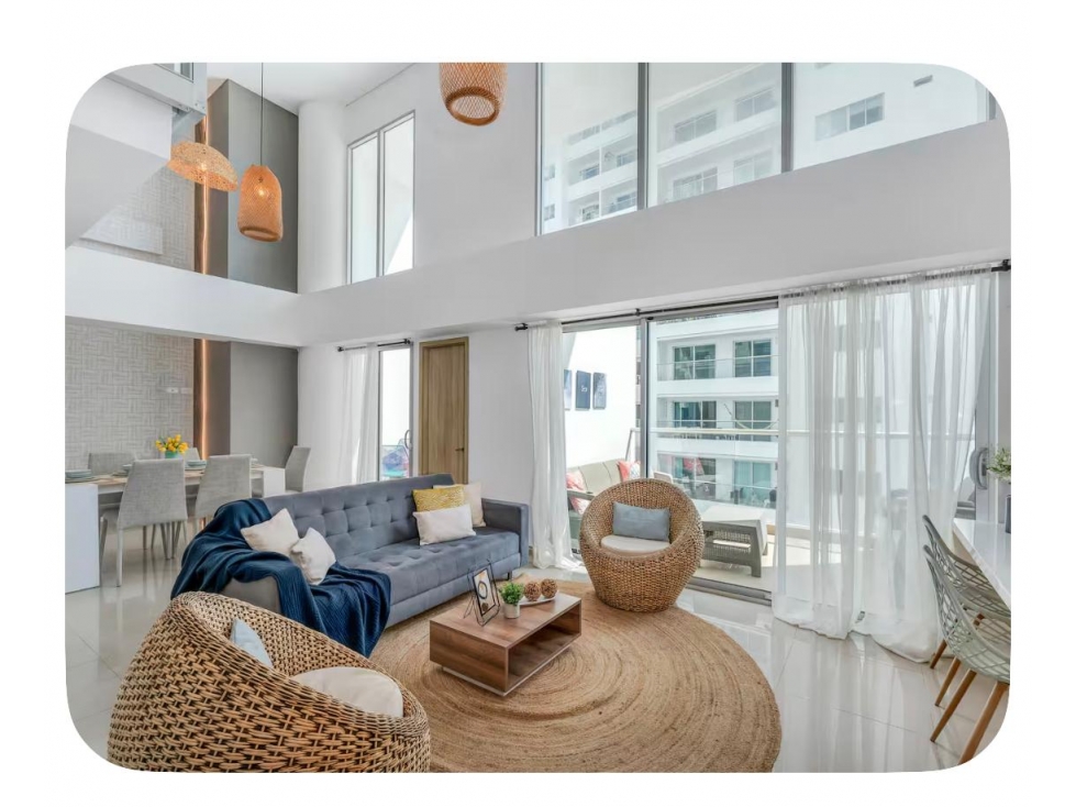 SE VENDE APARTAMENTO AMOBLADO RENTAS CORTAS EN CARTAGENA 114 MTS — foto 2