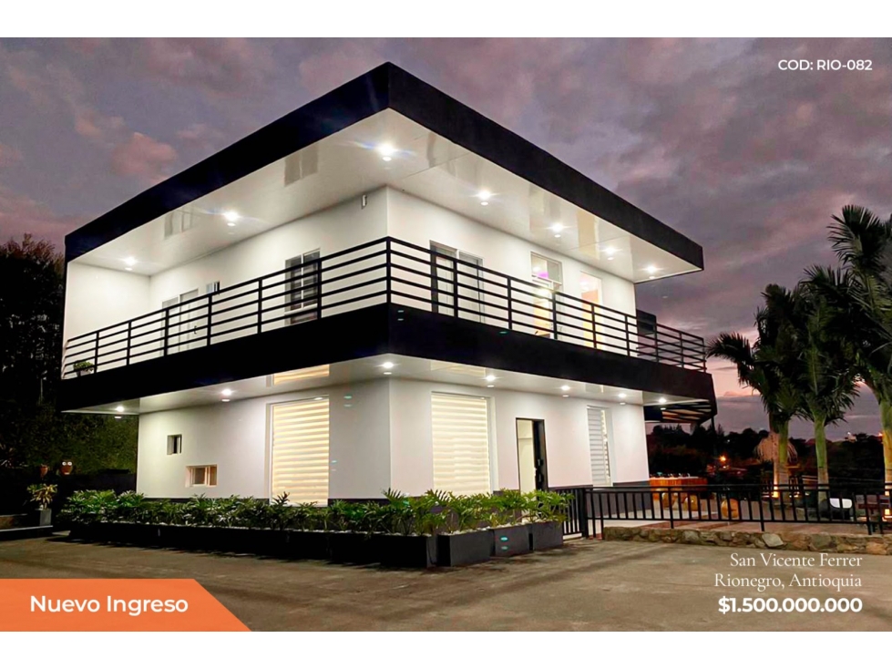 FINCA EN VENTA EN SAN VICENTE FERRER RIO NEGRO