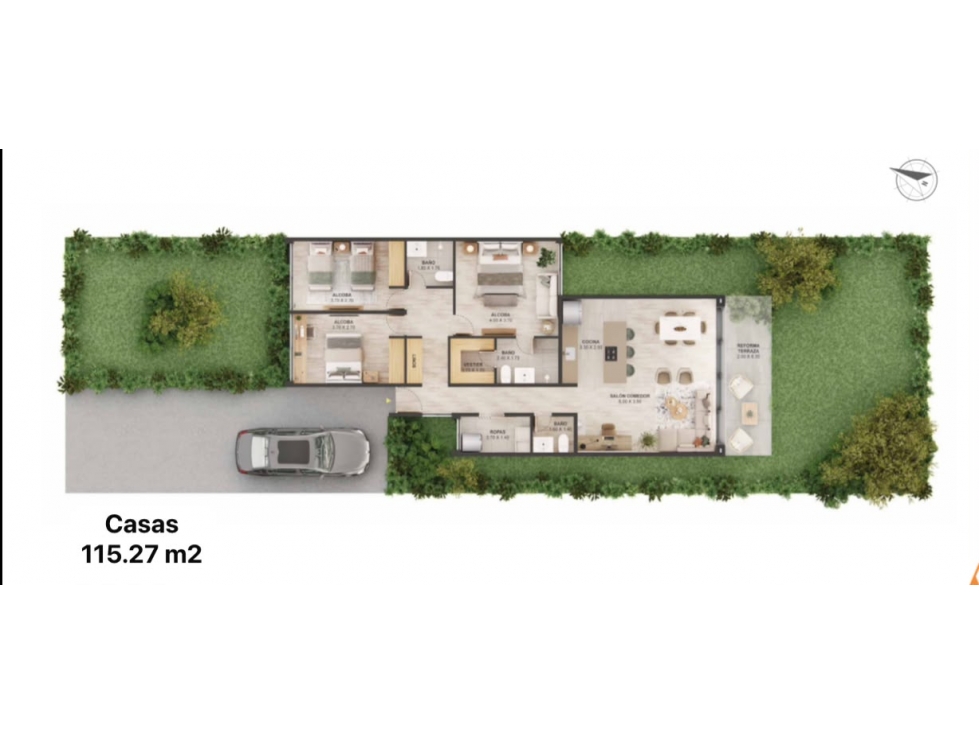 Venta casas nuevas en Guarne a 5 min de la Autopista Guarne Aeropuerto — foto 4